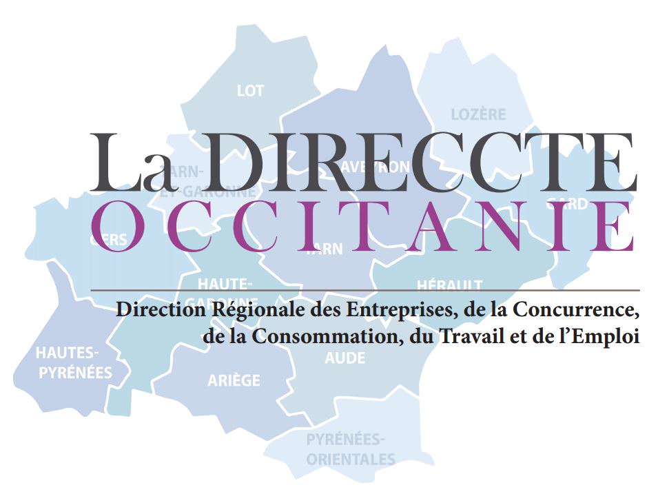 Logo de la direccte occitanie
