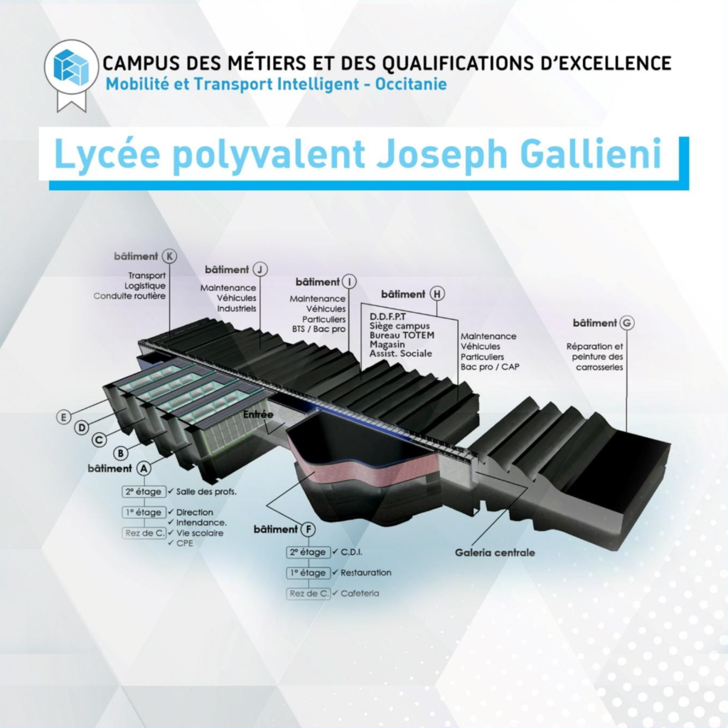 Plan lycée Joseph Gallieni